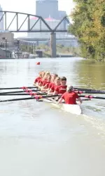 Louisville opened the spring on Saturday.