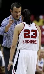 Jeff Walz and Shoni Schimmel