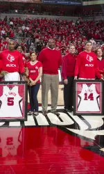 Chris Smith and Kyle Kuric on Senior Night
