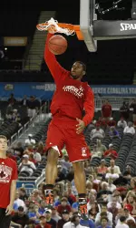 Chane Behanan and the Cardinals participated in a 50-minute open practice.