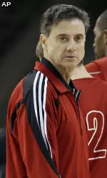 Rick Pitino at Friday's practice