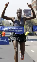 Wesley Korir won the heralded Boston Marathon on Monday afternoon.