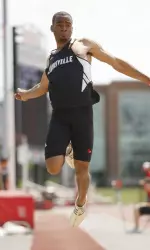 Wesley Smith ranks 26th nationally in the long jump.