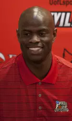 Kareem Richardson spoke with the media after being introduced as an assistant coach.