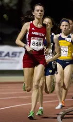 Holly Knight became the second female athlete in program history to earn All-America honors in the 10,000m.