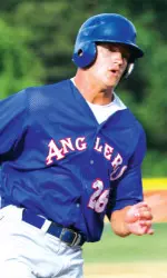 Adam Engel playing for Chatham in the Cape Cod League (Eric Adler, Cape Cod Chronicle).