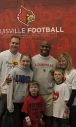 Head coach Charlie Strong is continuing his efforts to reach out to the community.