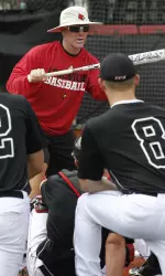 Head coach Dan McDonnell during Tuesday's session.