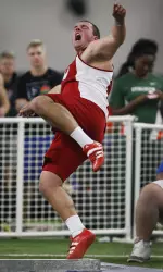 Sam Bombaugh is slated to compete in the weight throw and shot put.