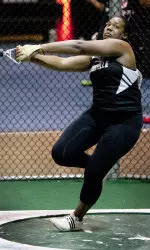 Amashi Kendall's weight throw ranks as the 12th-best mark in the country.