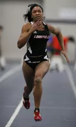 Margret Harris ranks 12th nationally in the 60m.