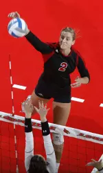 Brooke Mattingly hit .500 against the Huskies.