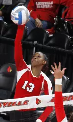 Maya McClendon had a double-double.