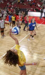 There are a variety of volleyball camps for every skill level.