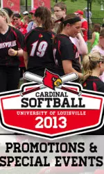 2013 Softball Home Promotion schedule