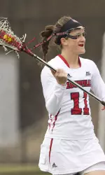 Katie Oliverio ranks second in the conference in assists per game.