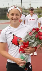 Senior Mandy Brown was a Red and Black Scholar and a fixture on the Athletic Director's Honor Roll.