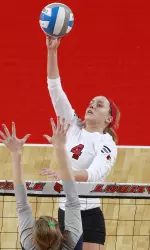 Emily Juhl had 11 kills.