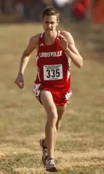 Tyler Byrne took second individually, leading the men's team to a third-place finish.