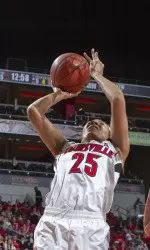 Tia Gibbs scored 20 points versus SMU.