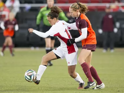 Chinyelu Asher (14)
| Louisville Women's Soccer v Virginia Tech |
Photo by: Michelle Hutchins | Louisville Athletics