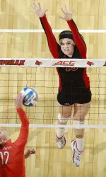 Maggie DeJong had seven blocks.