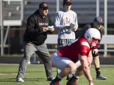 Todd Grantham - Defensive Coordinator/Outside Linebackers
| Louisville Football Belk Bowl | Practice 2 |
Photo by: Michelle Hutchins | Louisville Athletics