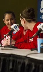 Shoni Schimmel and Sara Hammond
