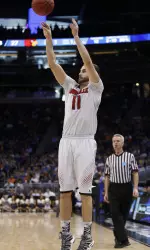 Luke Hancock has hit 40 percent of his 3-pointers over the last 15 games.