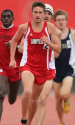 Tyler Byrne, racing in the men's 5,000m Saturday, won the event at last year's meet.