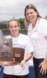 Katie Keller went five for five this weekend and earned MOP Honors.