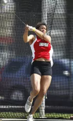 Caitlin Gilmore ranks just one spot outside the top 48 in the East region the women's hammer throw.