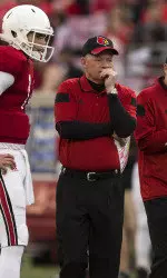 Head coach Bobby Petrino