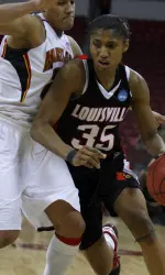 Angel McCoughtry finished her Louisville career as the program's leading scorer with 2,779 points.