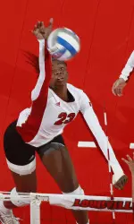 Janelle Jenkins led with 18 kills.