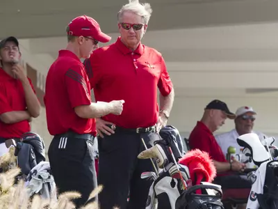 Aaron O'Callaghan, Mark Crabtree
| Louisville Men's Golf | Cardinal Intercollegiate Day 2 |
Photo by: Michelle Hutchins | Louisville Athletics