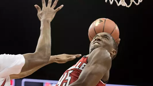 Donovan Mitchell pre-slam Red-White scrimmage