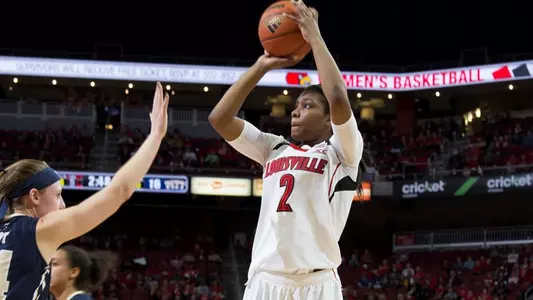 Myisha Hines-Allen (2) | Louisville Women's Basketball v Pittsburgh | Photo by: Michelle Hutchins | Louisville Athletics