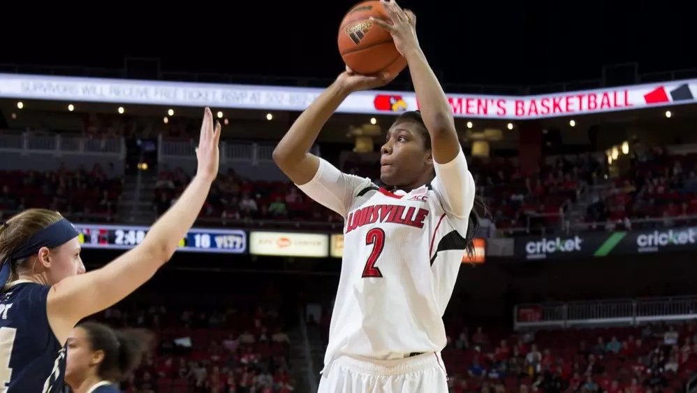 Myisha Hines-Allen (2) | Louisville Women's Basketball v Pittsburgh | Photo by: Michelle Hutchins | Louisville Athletics