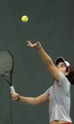 Manuela Velasquez scored in singles.