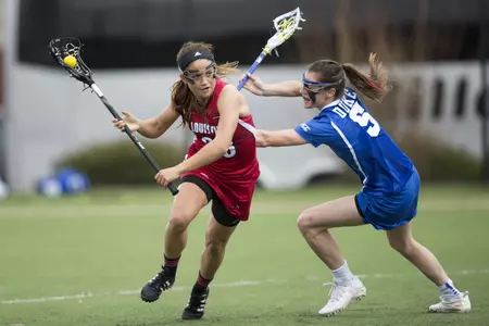 Hannah Koloski (28) | Louisville Lacrosse v Duke | Photo by: Michelle Hutchins | Louisville Athletics