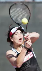 Manuela Velasquez scored in singles.