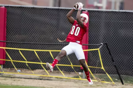 Charles Standberry (80)
| Louisville Football Spring Practice 1 |
Photo by: Michelle Hutchins | Louisville Athletics