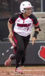 Hailey Smith hit two home runs in the Cards' 15-11 win over Syracuse