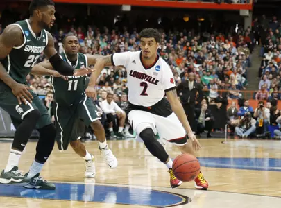 Quentin Snider (2)
| Louisville v Michigan State | NCAA Regional Final | Photo By: Jeff Reinking | Louisville Athletics