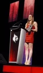 Kelsi Worrell was the adidas High Performance Athlete of the Year.