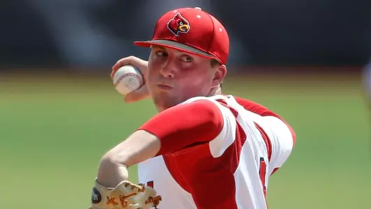 Kyle Funkhouser (16)| Louisville v Cal State Fullerton | NCAA Super Regional | Game 1 | Photo By: Jeff Reinking | Louisville Athletics