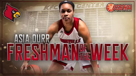 Asia Durr | USBWA National Freshman of the Week