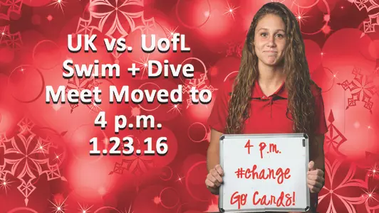 swim meet time change