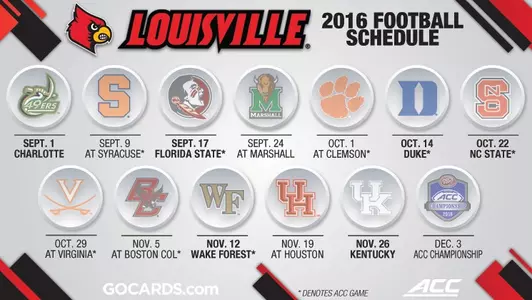 2016 Football Schedule